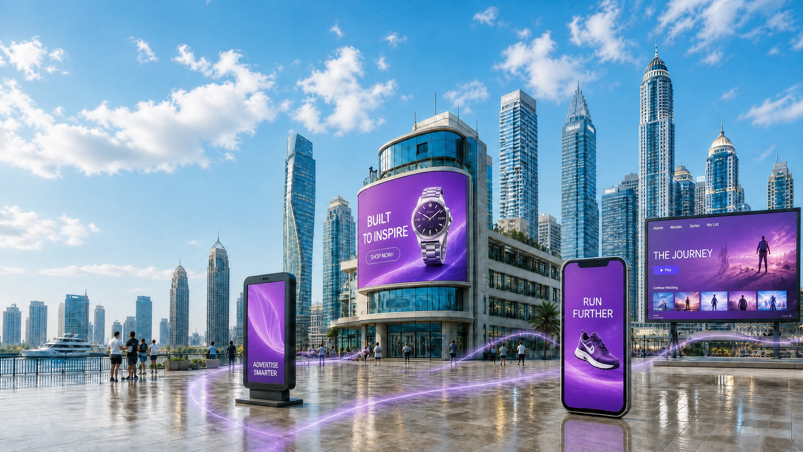AdTech Hero Background Light